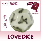 Midoko Love Dice Gag Gift White For Novelty Item Sex Toys