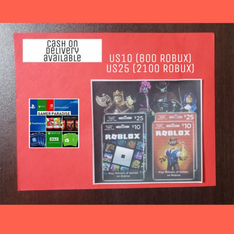 Roblox Robux Gift Card Cod Lazada Ph - roblox gift card philippines lazada