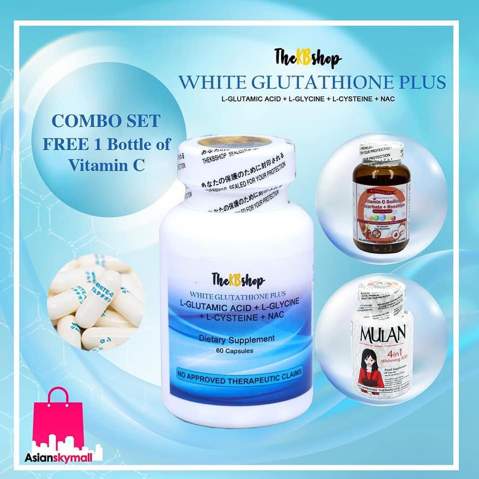kb white glutathione KB WHITE GLUTATHIONE COMBO SET