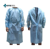 Disposable Ppe Isolation Gown 30gsm Disposable Non Woven Onhand