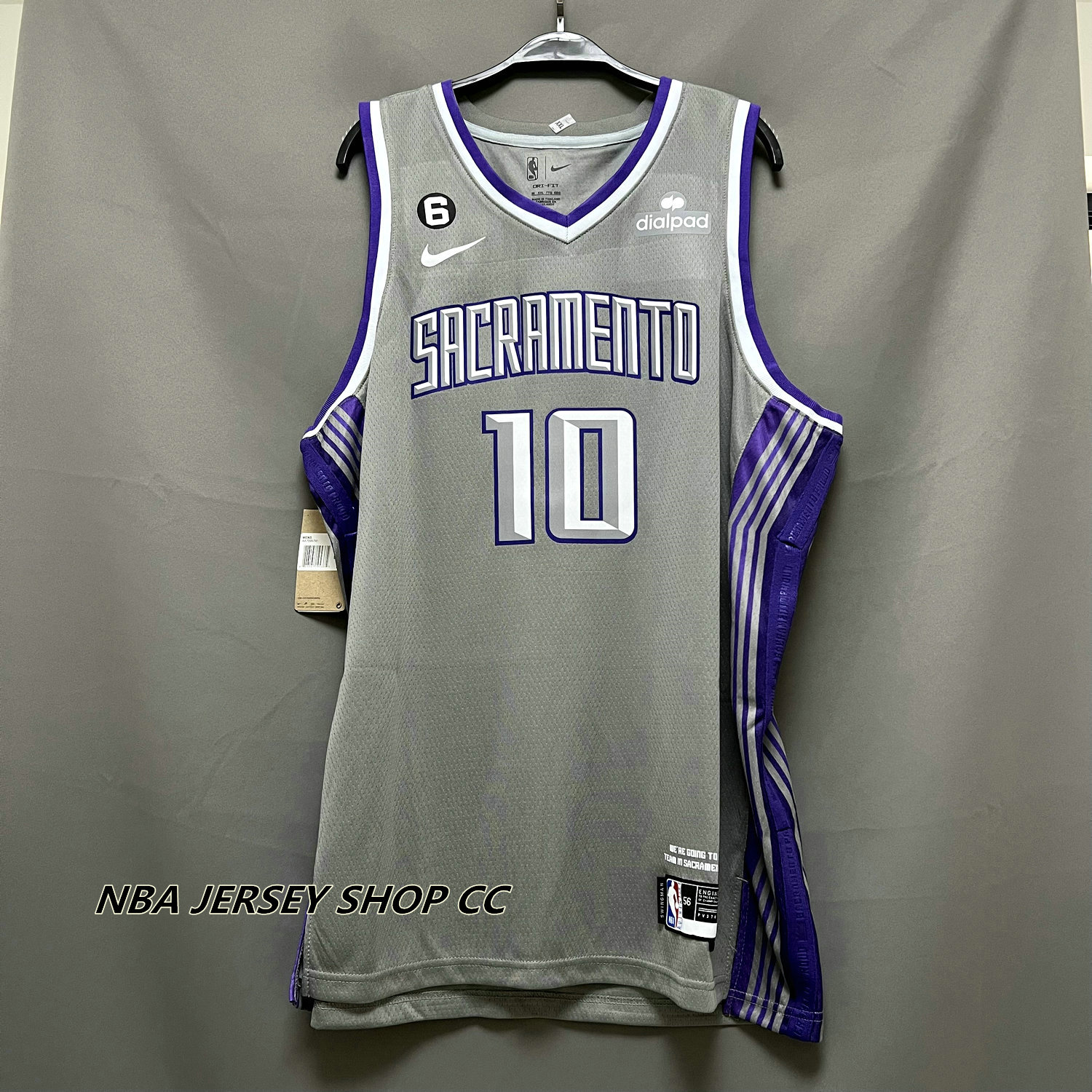 Nike Men's Sacramento Kings Keegan Murray #13 Statement Swingman Jersey, XXL, Purple