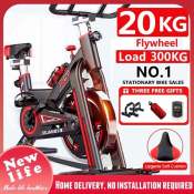 "Fast delivery! 20KG Flywheel Exercise Bikes for Home Fitness"