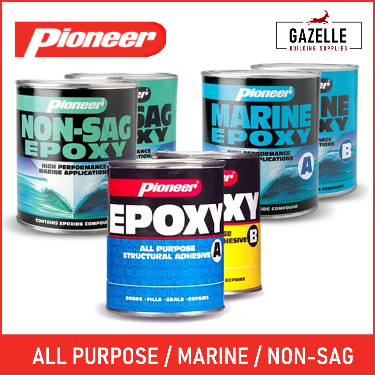 Pioneer Epoxy Clay Aqua - Pioneer