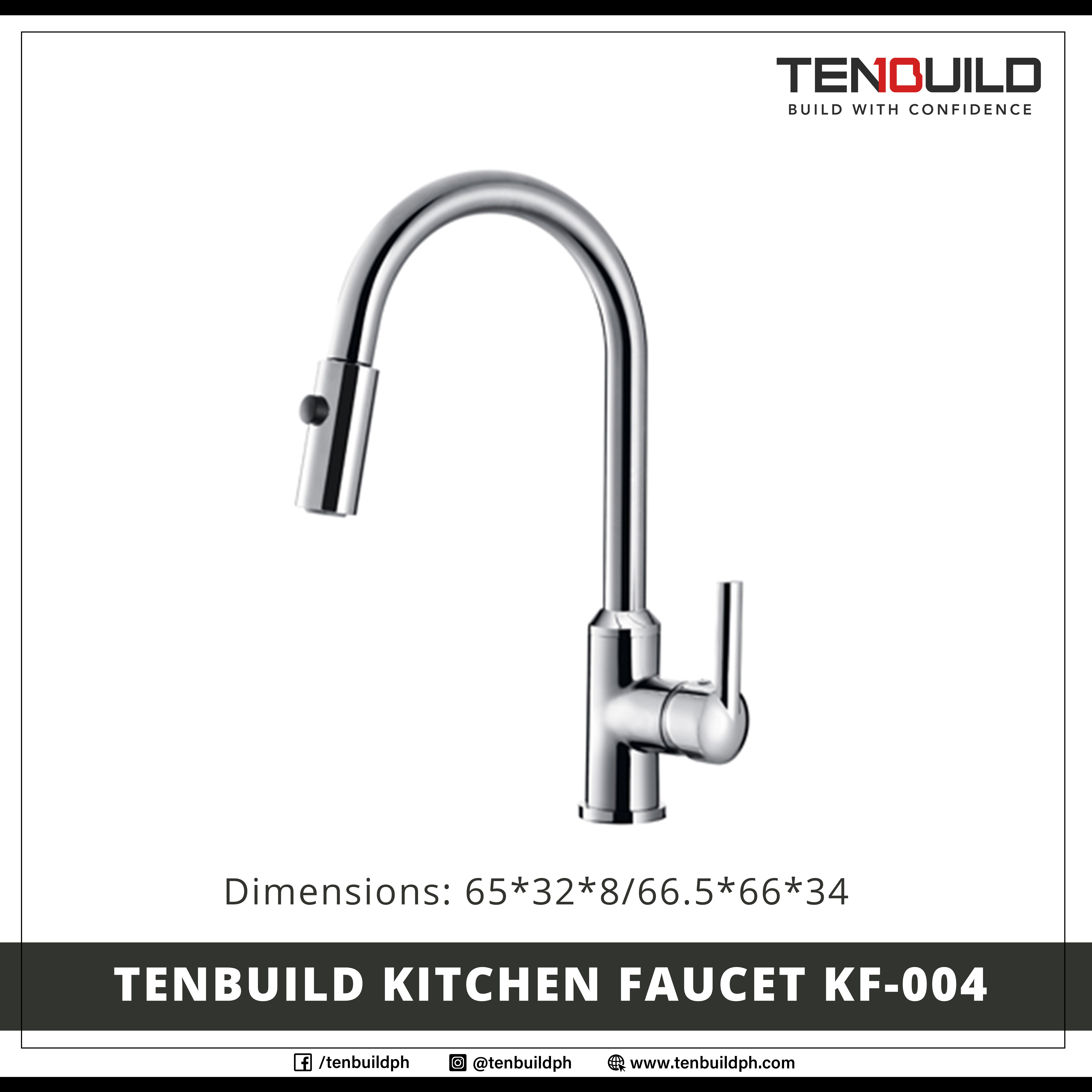 Tenbuild Kitchen Faucet KF-004 - Brand Tenbuild Trading Corp Presyo 4,400 Piso*Libreng Shipping