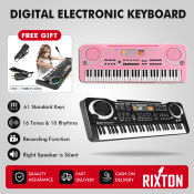 RIXTON 61-Key Kids Piano Toy - Multi-Function Musical Instrument