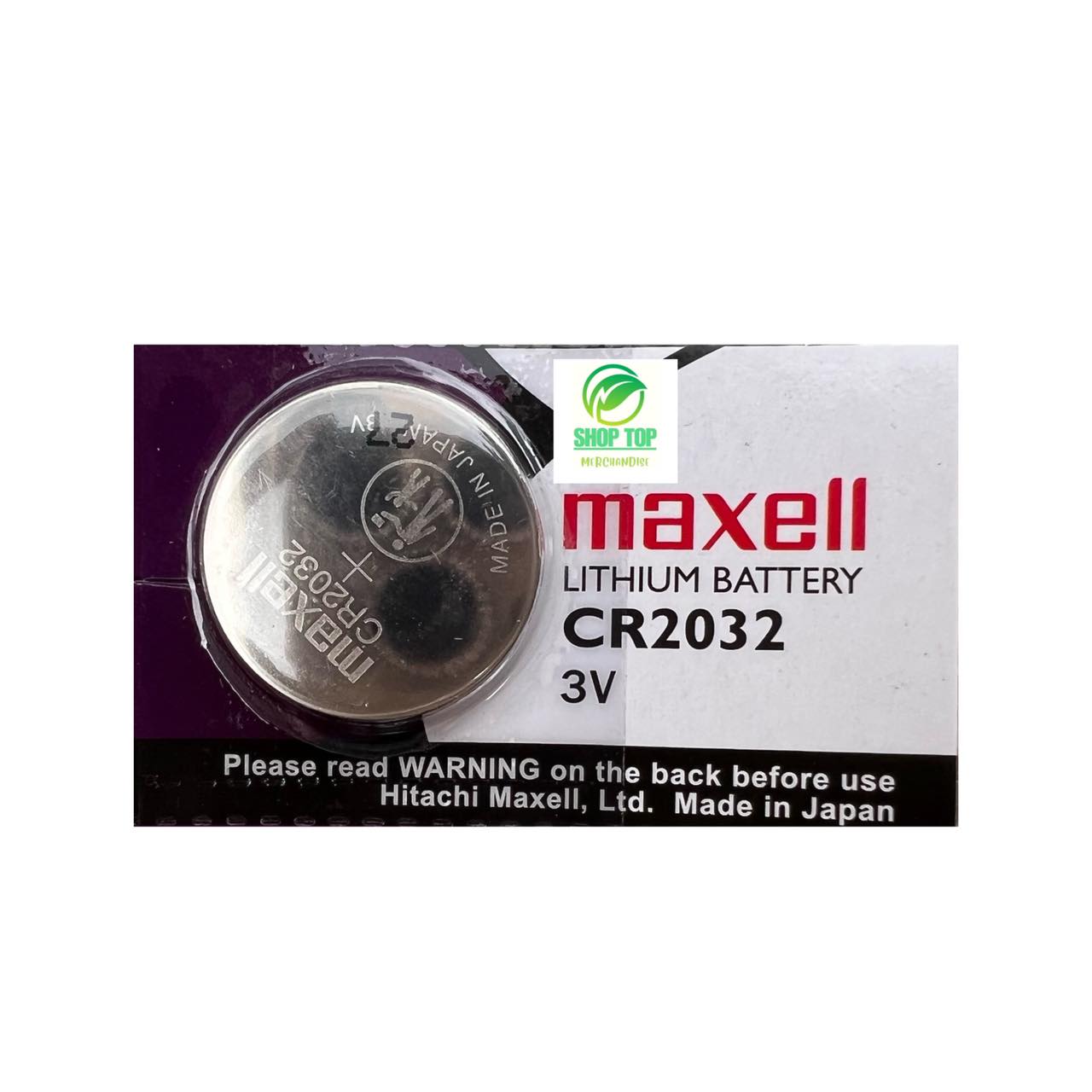 CR2032 3V Original Maxell Lithium Button Cell Battery