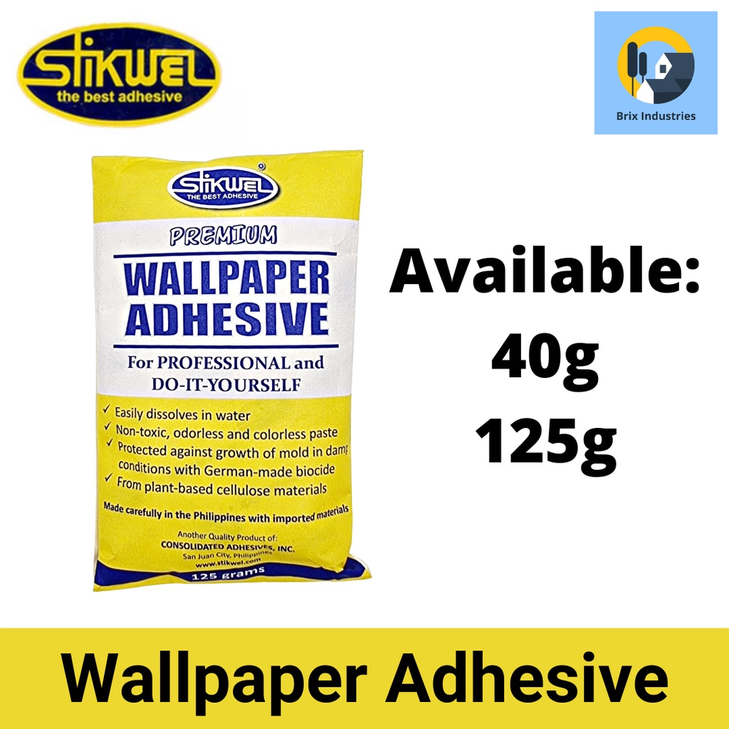 Stikwel Wallpaper Adhesive 40g or 125g For Professional and Do It Yourself  Premium Quality | Lazada PH