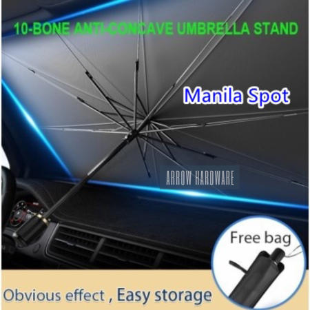 NEXA Foldable Car Umbrella Sun Shade Visor, UV Protection