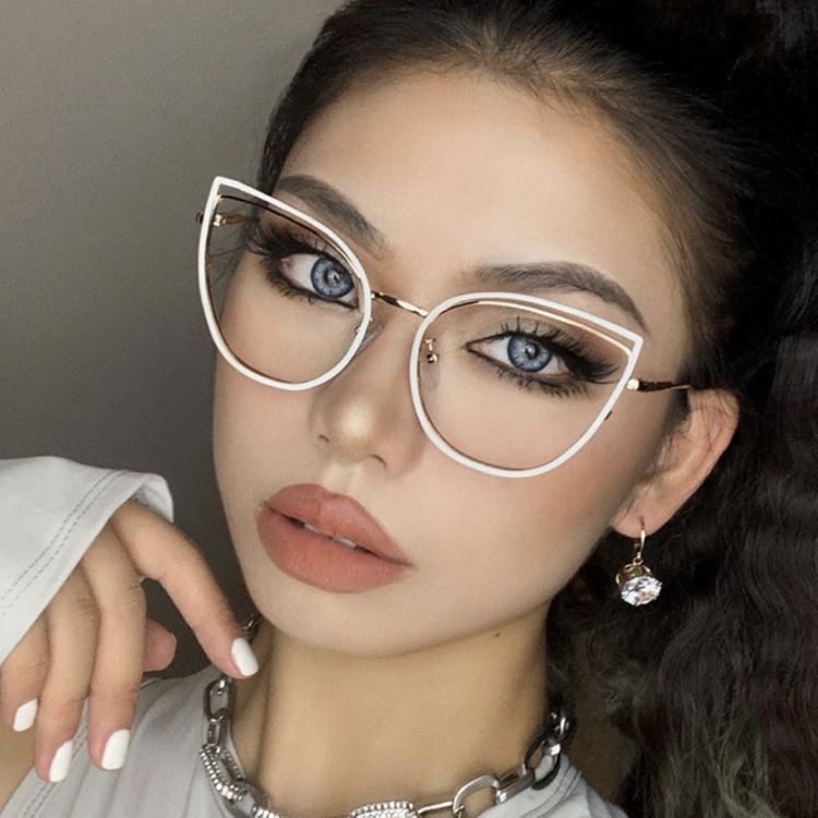 Metal cat eye store glasses