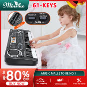 Minsine 61 Keys Electronic Piano Keyboard: Educational Toy