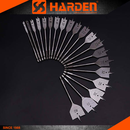 Harden 6mm-40mm Flat Wood Bits - High Quality Set