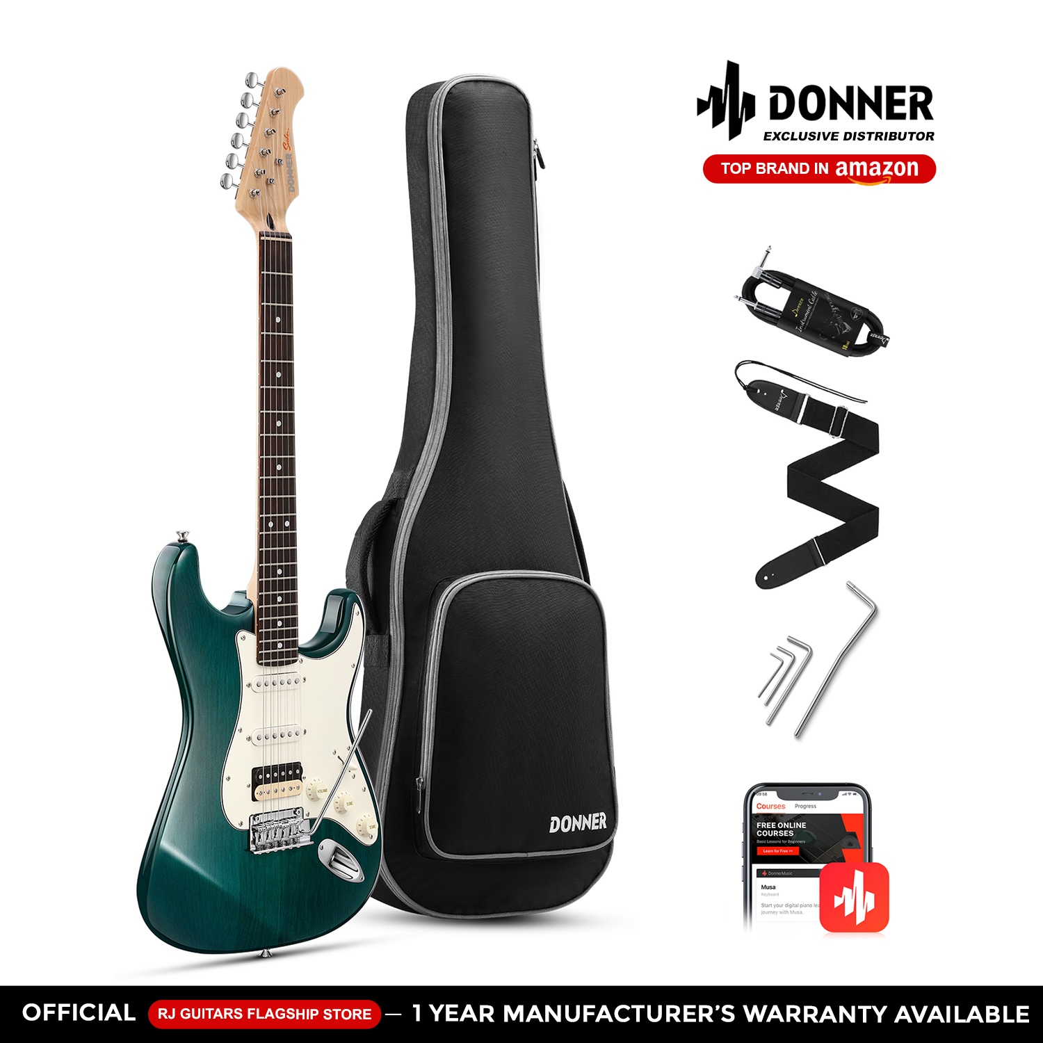 Donner standard online series electric guitar