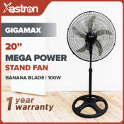 Astron Gigamax Mega Power Stand Fan 20" - XXL Design