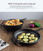 Pre-seasoned Cast Iron Combo Cooker by 