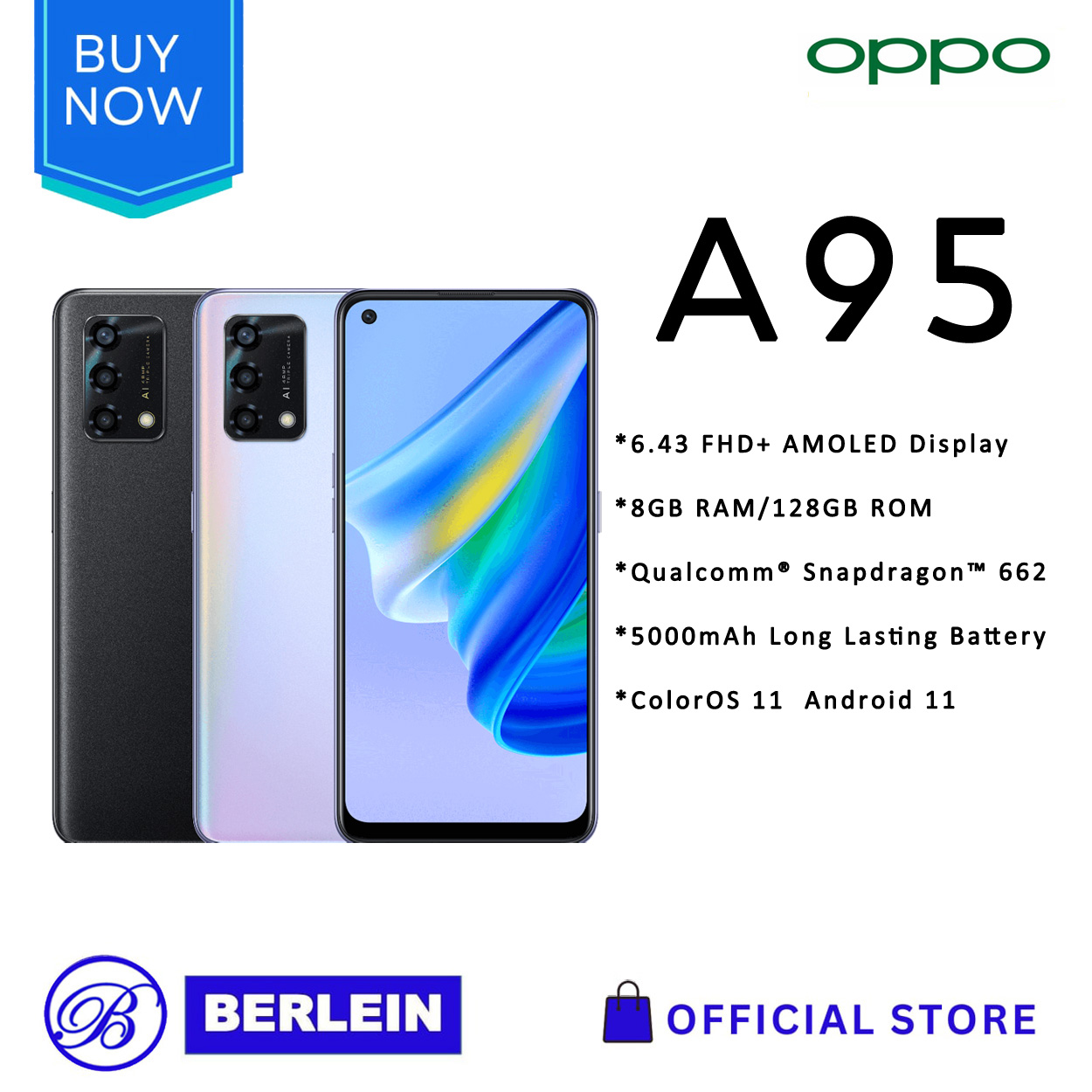 oppo a95 8gb 5gb