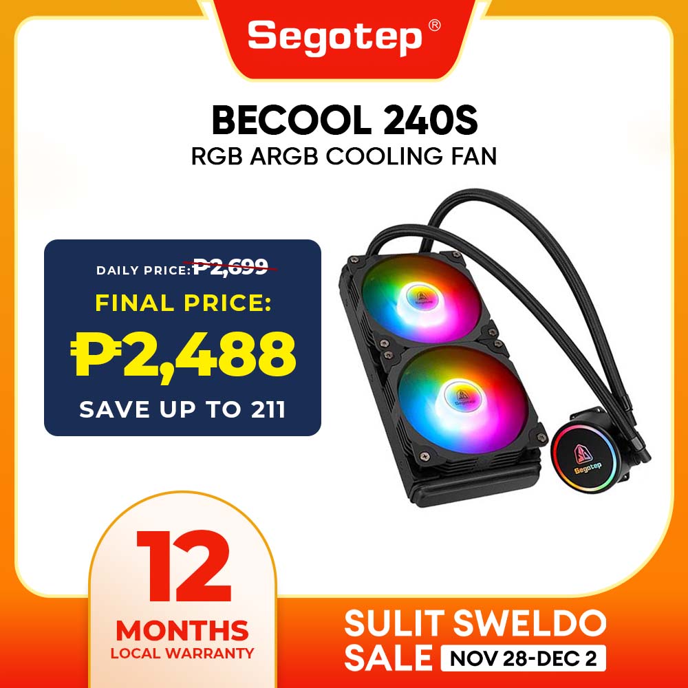 Segotep BeCool 240S & Frozen 240 AIO CPU Cooler