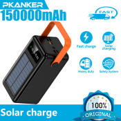 Solar Powerbank - 150000mAh Fast Charge Portable Charger PKANKER