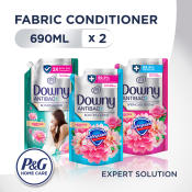 Downy Antibacterial Fabric Conditioner, 690ml Refill - Green