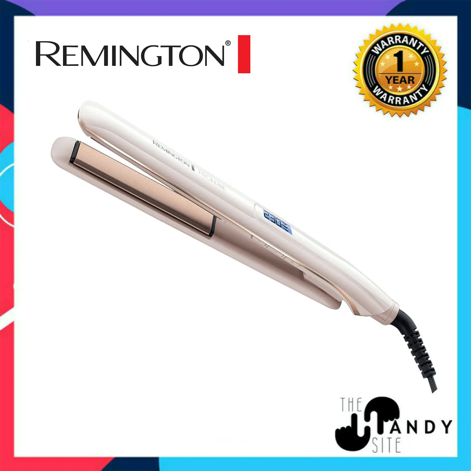 remington rose gold straightener