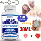 Men's Multivitamin for Energy, Focus, Immunity & Prostate Health