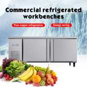 Large Capacity Commercial Freezer for Tea Shop with Water Bar
