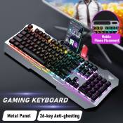 AULA F3010 Gaming Wired Keyboard - Mobile Placement, Anti-ghosting