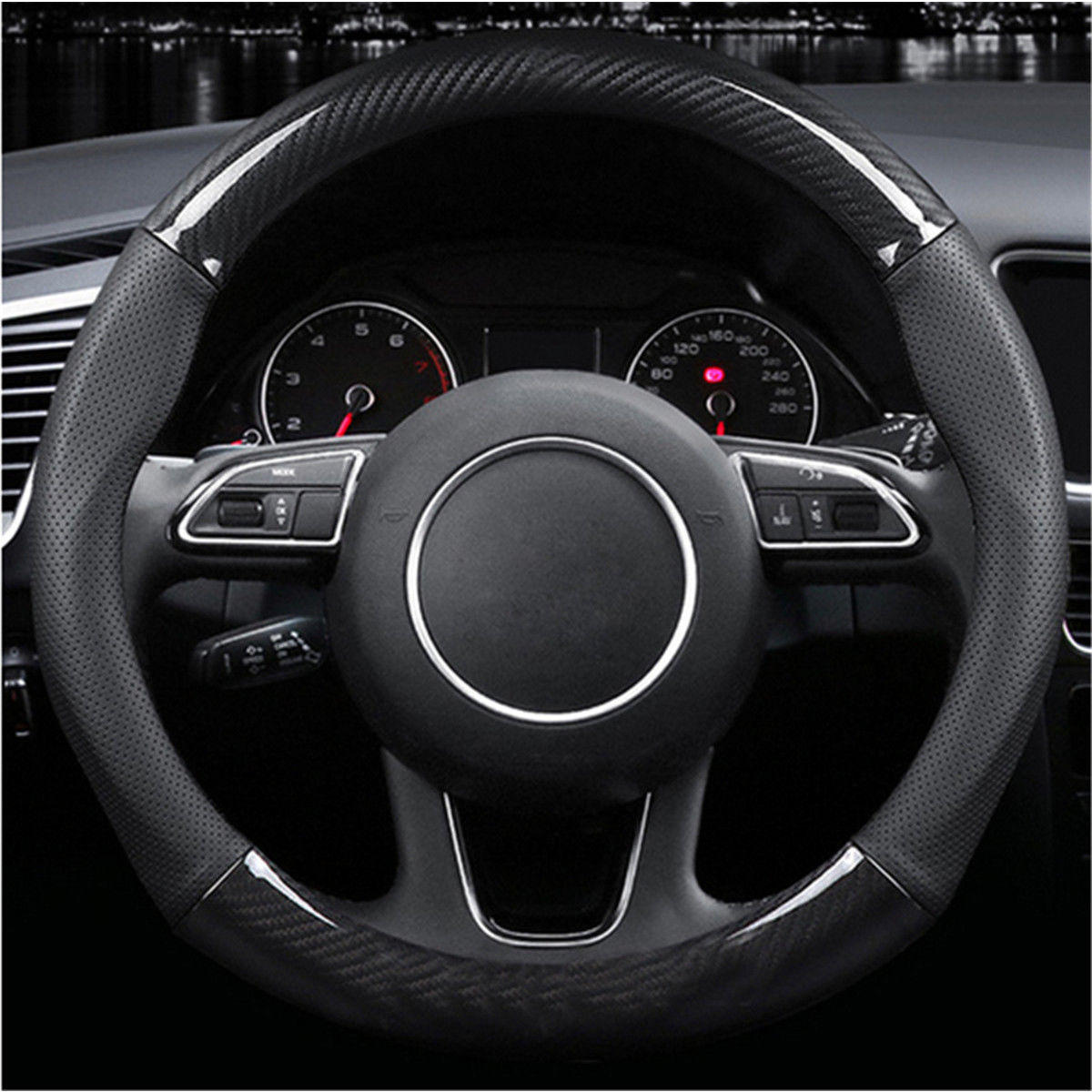Carbon Fiber Steering Wheel Cover Thailand Quality Universal Fit Lazada Lazada PH
