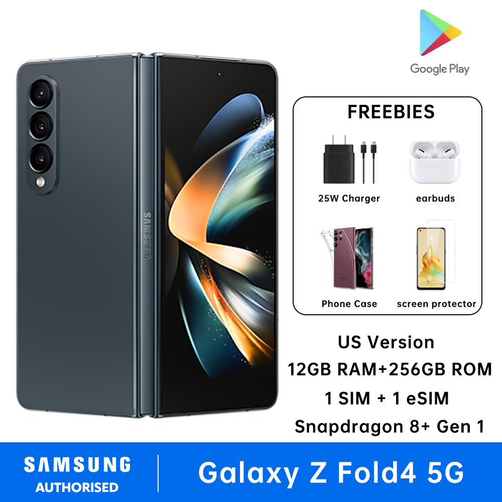 Samsung Galaxy Z Fold4 5G Smartphones 12GB RAM + 256GB ROM 1 SIM and 1 eSIM Cell Phone US Version