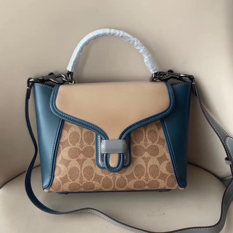 Coach courier best sale carryall colorblock