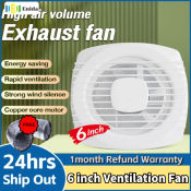 Pull cord exhaust fan for household ventilation (220V, 50Hz)