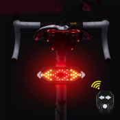 Waterproof USB Rechargeable Bike Signal Light - 