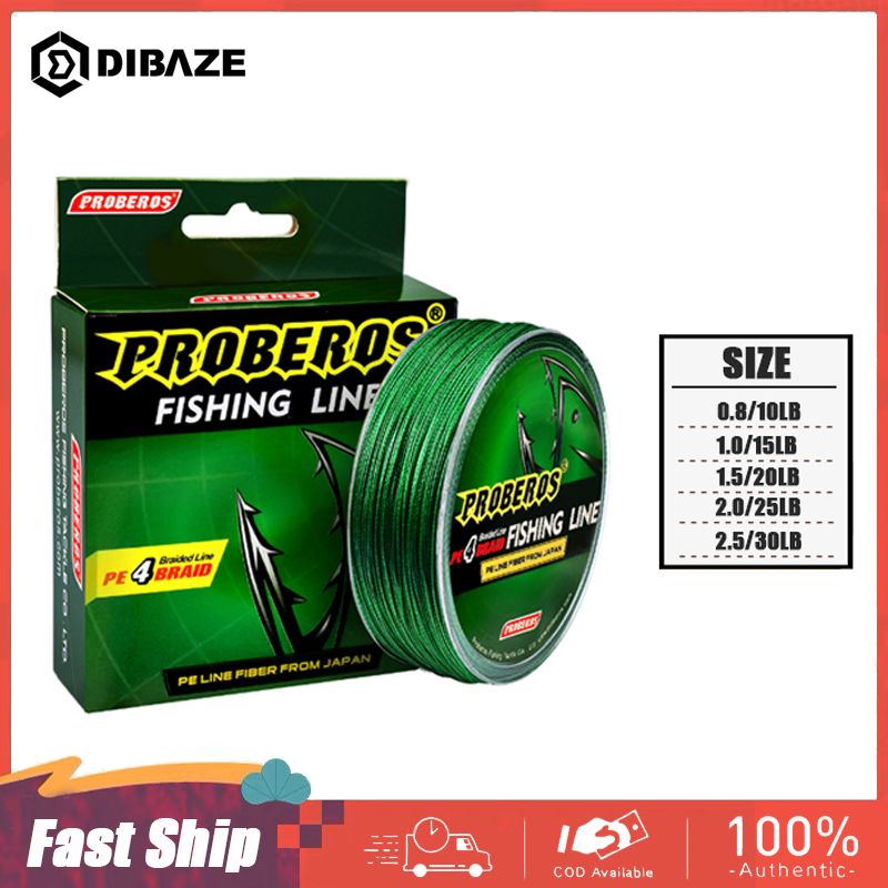 100M Fishing Line 4 Strands Multifilament Super Strong Braided