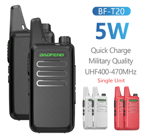 Baofeng T20 Walkie Talkie with 888S Two Way Radio