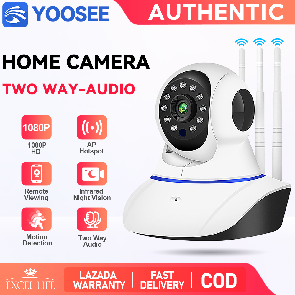 Yoosee Indoor Baby Monitor with 360° Night Vision Camera