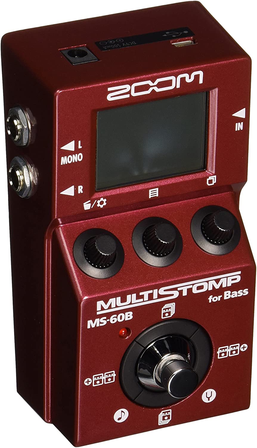 Zoom MS-60B MultiStomp Bass Guitar Effects Pedal - 58 Built-in