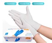 Nitrile Vinyl Disposable Gloves - Latex Free, 100PCS (Brand: ?)