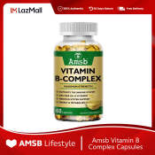 Amsb B-Complex Capsules: Reduce Stress, Boost Moods, Maintain Energy