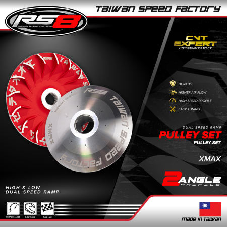 RS8 PULLEY SET XMAX 300