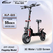 SEALUP Q22 1000W Electric Scooter - High Performance Off-road Ebike