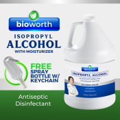 Bioworth Isopropyl Rubbing Alcohol, 1 Gallon - First Aid Essential