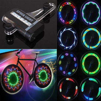 14 LED Motorcycle Cycling Bicycle Bike Wheel Signal Spoke Light Useful July 2018 - 4 14 LED Motorcycle Cycling Bicycle Bike Wheel Signal Spoke Light Useful - 4