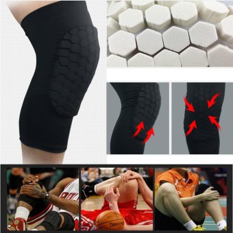 A Pair Professional Compression Crashproof Antislip Knee Shin Sleeves Sports Basketball Kneepads Honeycomb Knee Pads Leg Brace Sleeve Protective Pad Support Guard Protector Gear ,Short L - Intl June 2018 - 2 A Pair Professional Compression Crashproof Antislip Knee Shin Sleeves Sports Basketball Kneepads Honeycomb Knee Pads Leg Brace Sleeve Protective Pad Support Guard Protector Gear ,Short L - intl - 2