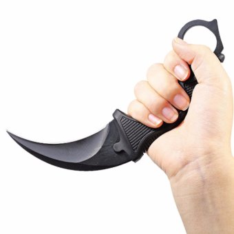Black Blade Stainless Karambit Knife For Self Defense, Camping,hunting, Hiking, Adventure, And Home Use (Black) June 2018 - 3 Black Blade Stainless Karambit Knife for Self Defense, Camping,hunting, hiking, adventure, and home use (Black) - 3