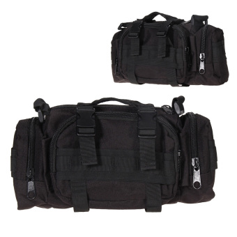 BlackOutdoor Tactical Waist Fanny Pack Purse Military Travel Camping Hiking Bags