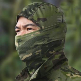 Camouflage Hood Ninja Outdoor Cycling Motorcycle Hunting Military Tactical Helmet Liner Gear Full Face Mask (Jungle Camouflage) - Intl June 2018 - 5 Camouflage Hood Ninja Outdoor Cycling Motorcycle Hunting Military Tactical Helmet Liner Gear Full Face Mask (Jungle Camouflage) - intl - 5