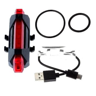 Combo Set Bicycle Saddle UnderSeat Bag #0137 With RapidX USBRechargeable Tail Light #0269 June 2018 - 3 Combo Set Bicycle Saddle UnderSeat Bag #0137 with RapidX USBRechargeable Tail Light #0269 - 3