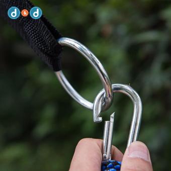 D&D SYY002 Double-person Hammock Hanging Bed Portable HighStrength Fabric Hammock With Mosquito Net For Outdoor CampingTravel(Blue) June 2018 - 4 D&D SYY002 Double-person Hammock Hanging Bed Portable HighStrength Fabric Hammock With Mosquito Net For Outdoor CampingTravel(Blue) - 4