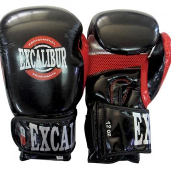 Excalibur Pu Premium Gloves Pindot Black/Red/Silver 16oz. April 2018 - 2 Excalibur Pu Premium Gloves Pindot Black/Red/Silver 16oz. - 2