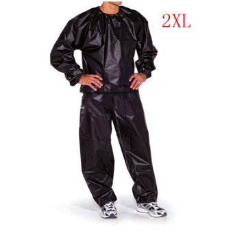 Fitness Loss Weight Sweat Suit Sauna Suit Exercise Gym Size XXL Black June 2018 - 5 Fitness Loss Weight Sweat Suit Sauna Suit Exercise Gym Size XXL Black - 5