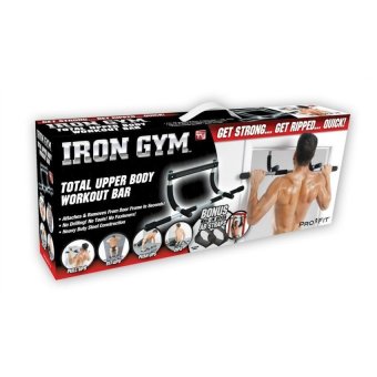 Iron Gym Total Upper Body Exercise Bar (SilverBlack)